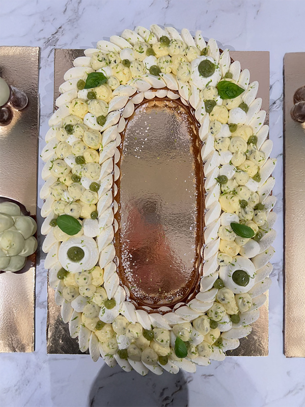 Tarte citron sésame noir