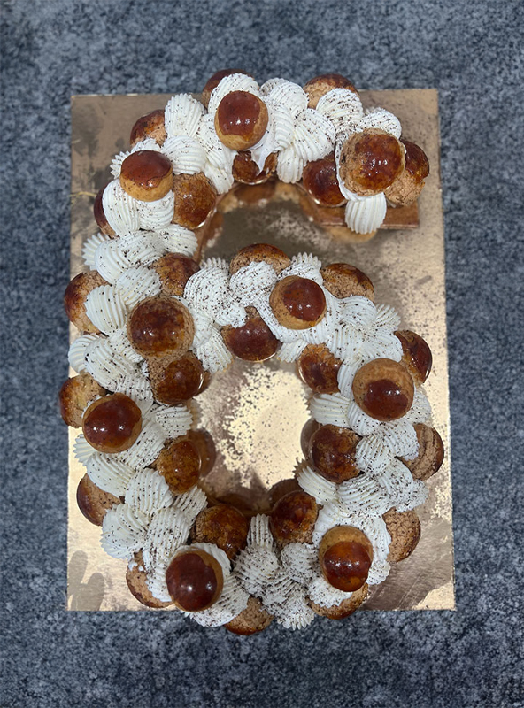 Tarte citron sésame noir