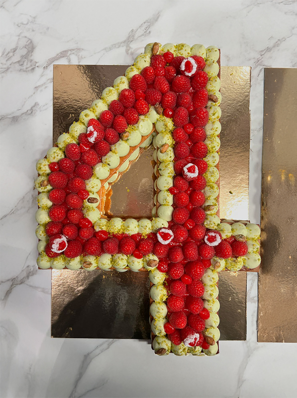 Tarte citron sésame noir