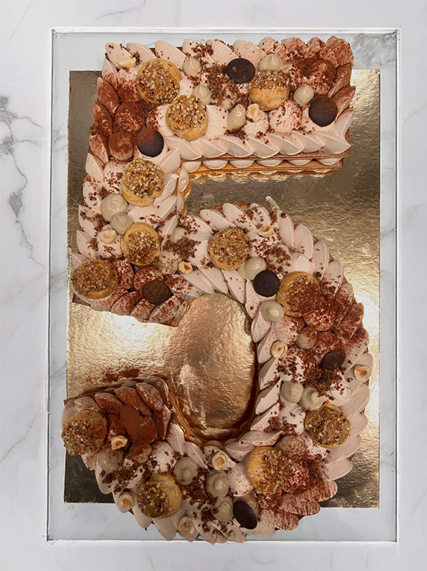 Tarte citron sésame noir