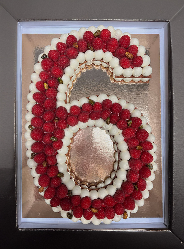 Tarte citron sésame noir